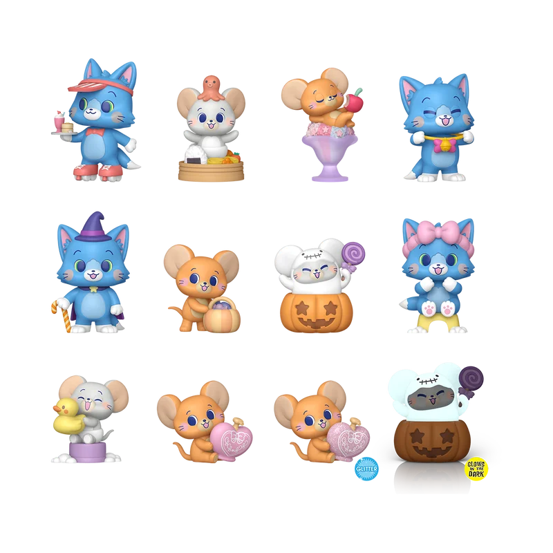 Tom & Jerry Gokko Mystery Mini Figures 5 cm - 1 Unidade Aleatória